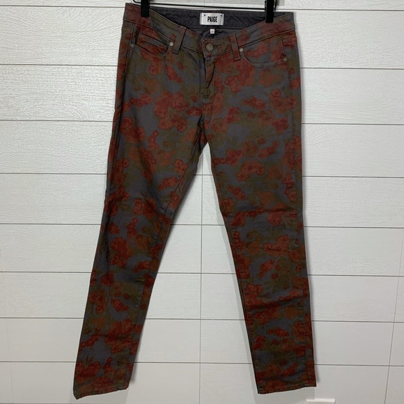 PAIGE Denim - Paige Floral Ankle Jeans Size 27